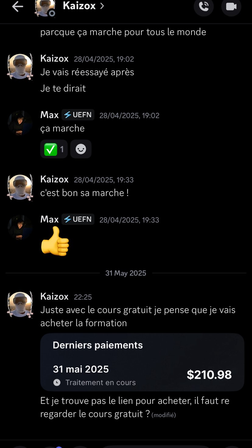 Résultat membre